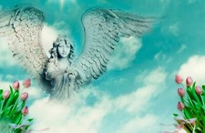 Fotomurale TESSUTO NON TESSUTO - ANGELO CUSTODE - (X1031ah) religione, fede, chiesa, angelo, immagine XXL