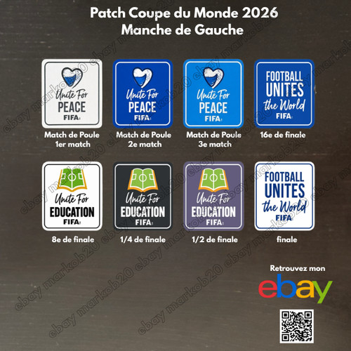 Patch coupe monde 2026 - patch, du