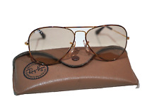 Ray-Ban Bausch&Lomb tortuga photocromatic changeables sunglasses occhiali+ case