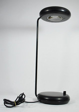 67cm! Lampada tavolo metallo vernice nero design space age lamp'70/80 bikini-0EL