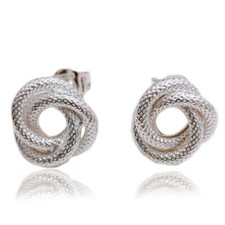 Orecchini bottone cerchi