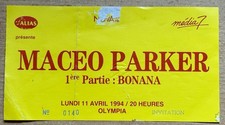 INVITATION 140  MACEO PARKER