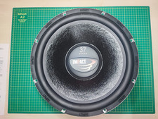 Impact 3712 svc 4ohm Subwoofer old school vintage rare car audio system