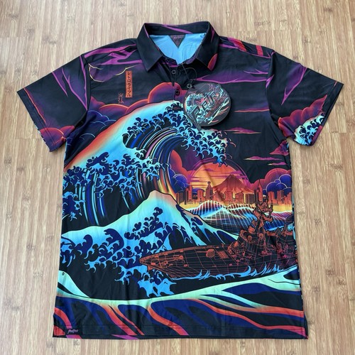Polo uomo viola - uomo, nera