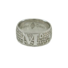 Anello fede con preghiera Ave