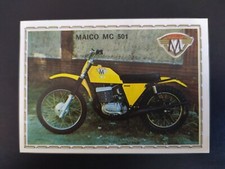 FIGURINA SUPERMOTO PANINI 1975 MAICO MC 501 n. 122 DA RECUPERO