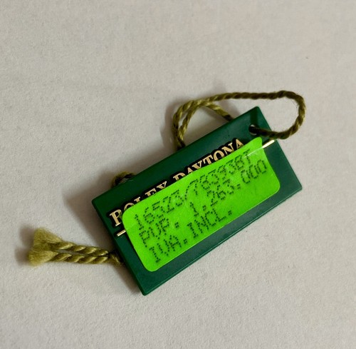 Rolex green tag hangtag - rolex,