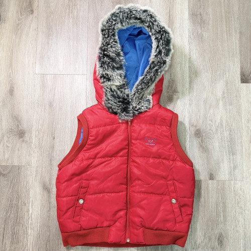 Gilet imbottito rosso con