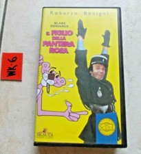 VHS IL FIGLIO DELLA PANTERA ROSA  ROBERTO BENIGNI 