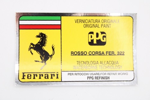 Adesivo colore vernice ferrari - adesivo,