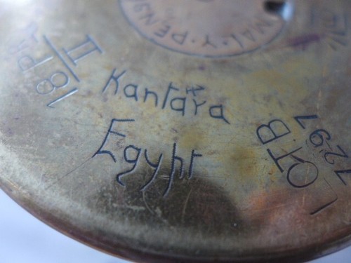 Ww1 egypt trench art - ww1,