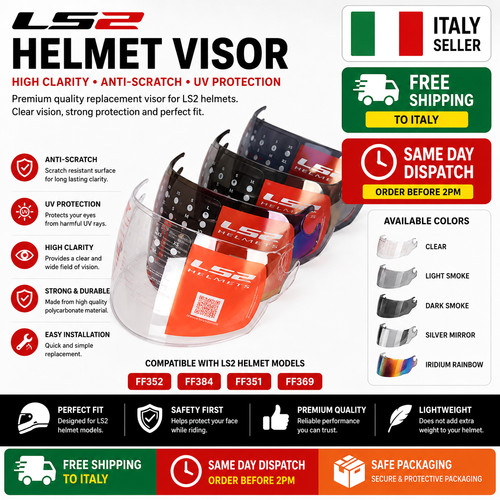 Visiera per ls2 - ls2, airflow