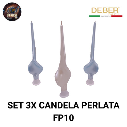 Set candela perlata - set,