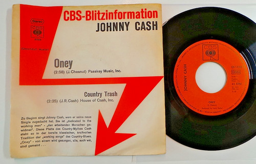Johnny cash oney - 7",