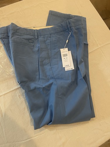 Pantalone lacoste blu vita - blu,