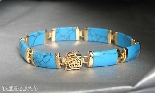 Bracciale moda turchese - bracciale,
