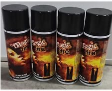 4x MAGIC FIRE - BOMBOLETTA RICARICA PER MACCHINA TORRETTA DEL FUOCO GAS