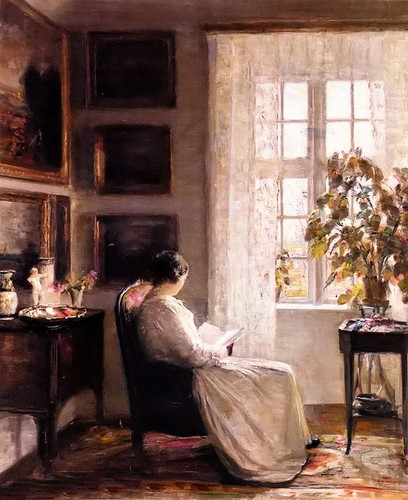 Dipinto olio carl vilhelm