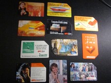 15 SCHEDE TELEFONICHE TELECOM