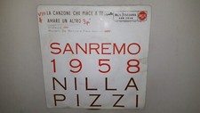 NILLA PIZZI SANREMO 1958 -  LA