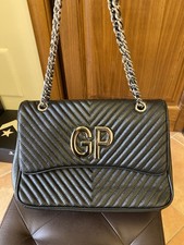 Borsa mia bag  iniziali GP e catena argento, dimensioni grandi 24x36x9cm