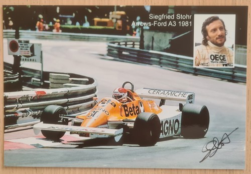 Siegfried stohr arrows 1981 - stohr,