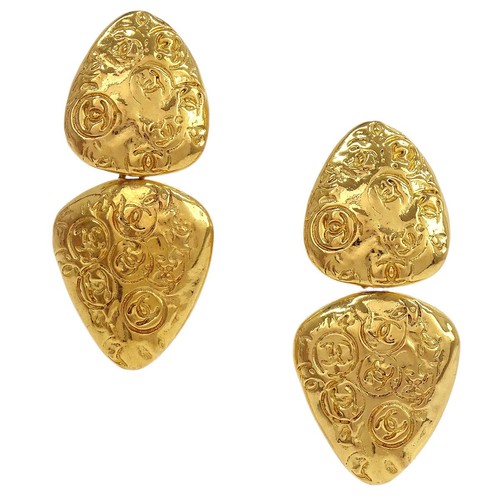 Orecchini chanel pendenti - orecchini,