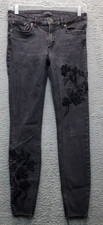 Zara Jeans Donna Tg 4 Nero