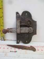 -  ANTICO SALTARELLO PALETTO O CATENACCIO IN FERRO PER SCURI ANTINE O ALTRO