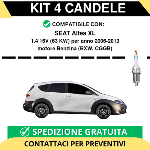 Kit candele per seat altea - kit,