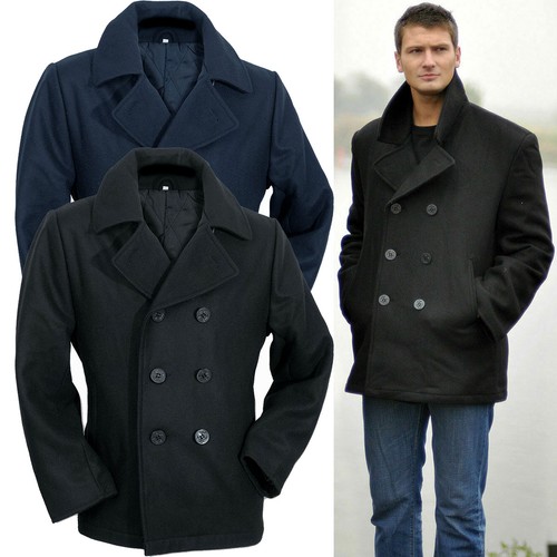 Navy pea coat 5xl - pea, xs-5xl