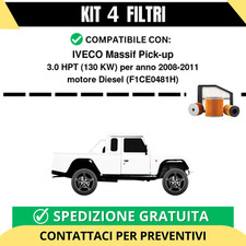 Kit 4 Filtri Tagliando per