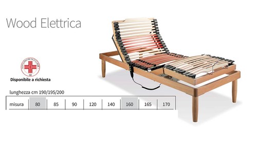 Rete letto wood elettrica - letto,