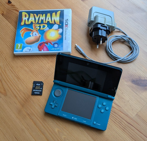 Nintendo 3ds aqua blue - nintendo,