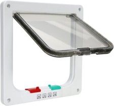 PORTA PER GATTI GATTAIOLA LARGE GO-GO ANCHE PER VETRO 4 POSIZIONI