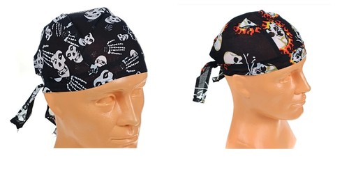 Bandana con teschi foulard - con,