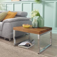 FineBuy Sheesham Tavolino da