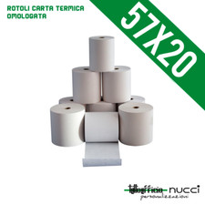 100 ROTOLI CARTA TERMICA PER
