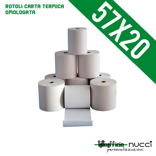 100 rotoli carta termica per - rotoli,