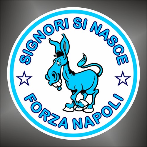 Adesivo napoli ciuccio - , ultras