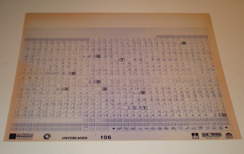 Microfiche catalogo ricambi - catalogo,