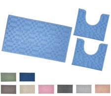 Tappeto bagno parure set - 3d, 3