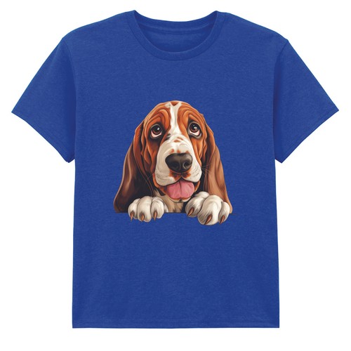 Shirt per bambini basset - t-shirt,