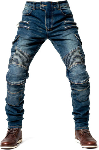 Pantaloni moto uomo con - pantaloni,