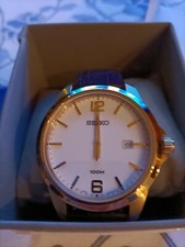 Seiko - Gold Special Hardlex - GNT 3H LTH WHT SUR25P1 - Uomo - New