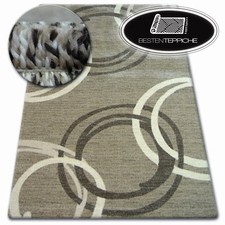 Spesso Moderno Tappeto Shadow Beige Braun - 120 X 170 CM - Grande Vendita -70%