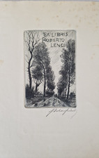 BALDASSINI GUGLIELMO. EX LIBRIS ROBERTO LENCI. RAD (C3) 121 X 80. SIGN