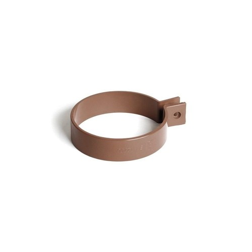 Supporto grondaia pvc marrone - pvc,