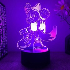 Lampada led sonic the - the, hedgedog