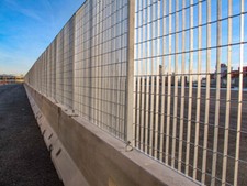 PANNELLO 120x199 cm RECINZIONE CANCELLATA RINGHIERA PARAPETTO GRIGLIATO  ZINCATO